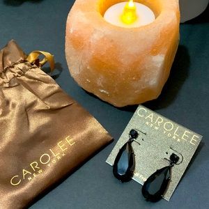 🔴 Carolee black teardrop earring’s